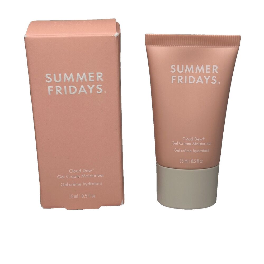 Summer Fridays Cloud Dew Gel-Cream Face Moisturizer Daily Use 0.5 fl oz